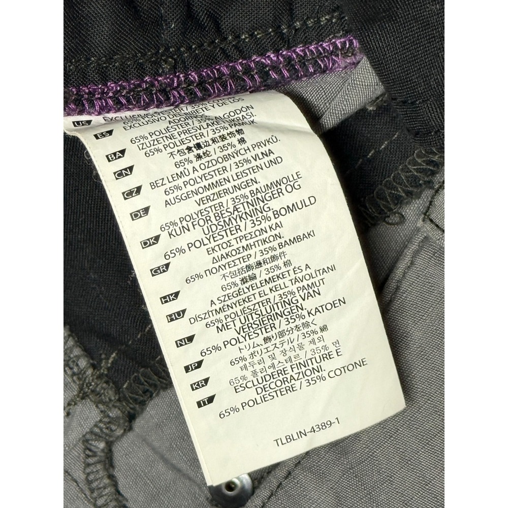 5.11 Tactical Women 2 Long Gray Straight Leg Cargo Work Pants TLBLIN-4389-1 - Picture 4 of 6